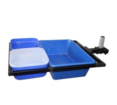 China YUSTBAC-001 Chinese factory stocked fishing seatbox accessories side tray for worm with 2 bait boxes for sale