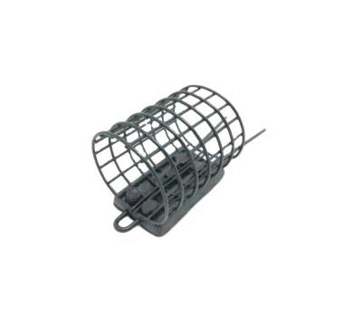 China Metal with lead YUFECG-019 method feeder metal fishing cage 75-150g open end metal feeder cage for sale