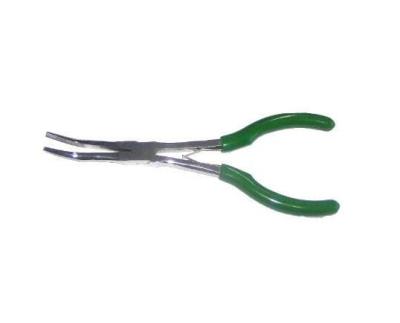 China From China Factory 14.5/18.5cm Long Steel Nose Straight Fishing Pliers With PVC Handle for sale