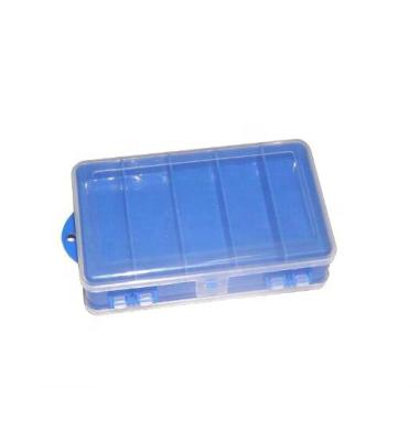 China YUFBX-002 Plastic Fishing Lure Storage Case China Fishing Double Side Storage Tackle Tackle Box Baits Lure Box for sale