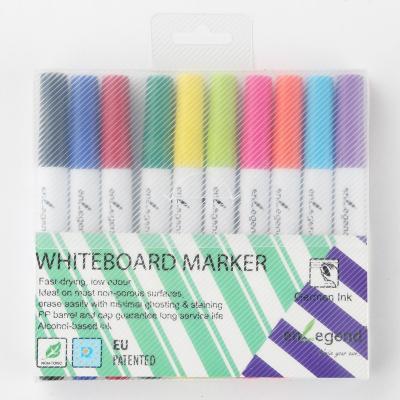 China Writing. Advertising.Promotion Refillable Colors Whiteboard Marker Assorted Set With Matt Plastic Box for sale