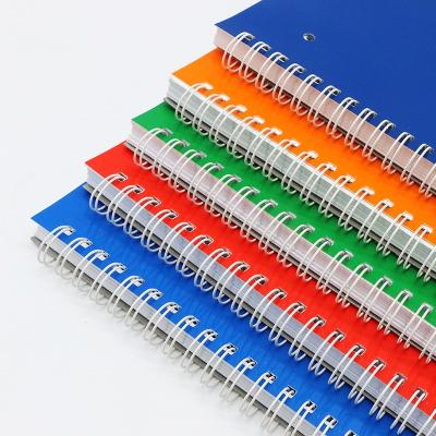 China Custom Colorful Spiral Page Bulk Metal Spiral Notebook Grid Lined Notepad Accept Logo Spiral Binding Customized 80 Sheets, 80 Sheets for sale