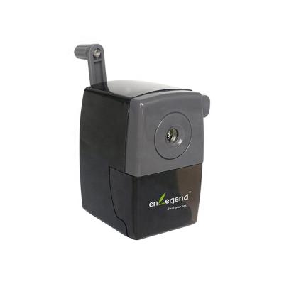 China office & School Style Pencil Sharpener Table Sharpener Machine Private Label Office And School Style Plastic Pencil Sharpeners With Shake Hand for sale