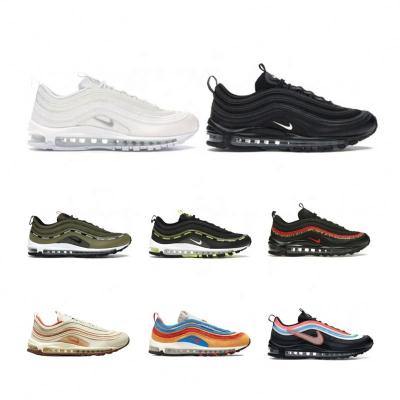 China Wholesale Breathable Comfort NIKE Air Max 97 Air Cushion Outdoor Sneakers Designer Sports Footwear Men Women Basketball Sports Running Shoes for sale