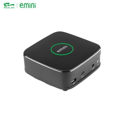 China For Business Realan Win 10 NUC Intel Small Core i7 12V Mini Desktop PC Computer For Office for sale