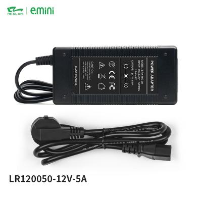 China Realan Power Supply 60W 12V 5A DC Adapter For Personal Computer Mini PC LR-120050-12V-5A for sale