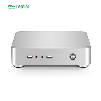 China For Home and Student Realan Fanless Small Mini i5 6200u Desktop PC with Custom Hardware for sale