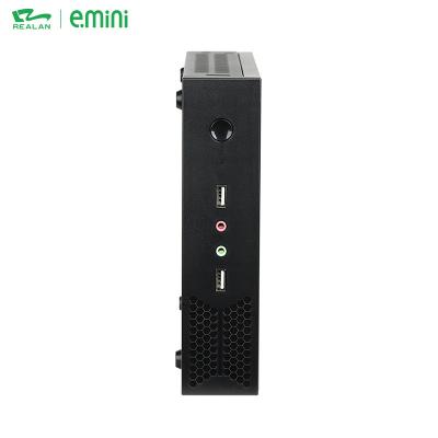 China With power supply Realan itx small mini desktop computer case OEM with power supply module for sale