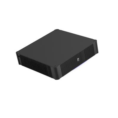 China With Personal Power Supply Best All Horizontal Aluminum Slim Mini Itx Computer PC Game Case for sale