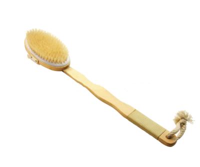 China All natural natural bristles for dry skin sweeping long handle exfoliating brush for sale