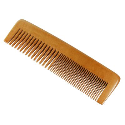 China Custom Salon Size Hair Comb Natural Wooden Beard Comb for sale