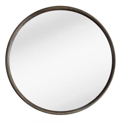 China Contemporary China Best Modern Wall Mirror Space Saving Wooden Frame Mirror Support Customization for sale