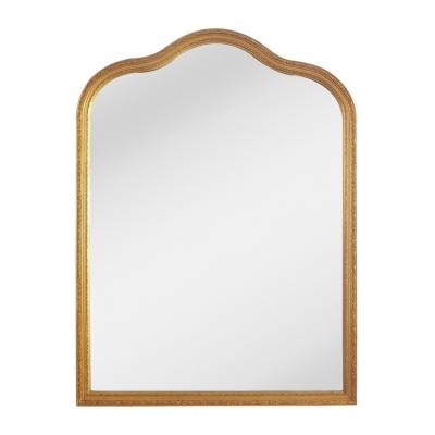 China Contemporary Factory Direct Luxurious Home Decor Wall Mirror Save Space Customization Wooden Frame Mirror for sale