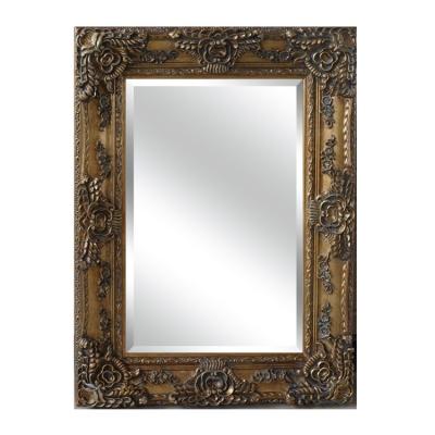 China Contemporary Simple Hot Selling Space Saving Mirror Wood Frame Mirror Support Customization Large Wall Mirror for sale