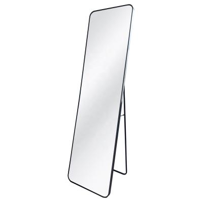 China Minimalist Full Size Display Horse Rectangular Stainless Mirror Full With Back Brackets for sale