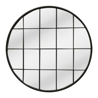 China Factory direct supply metal frame mirror contemporary decorative living room modern wall mirror for sale