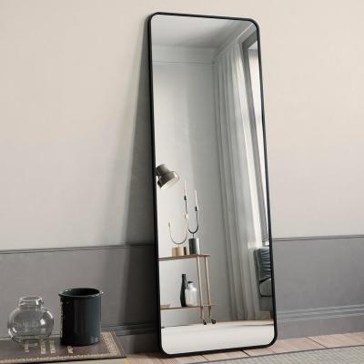 China Factory Supply Contemporary Custom Design Integral Flooring Aluminum Frame Mirror for sale