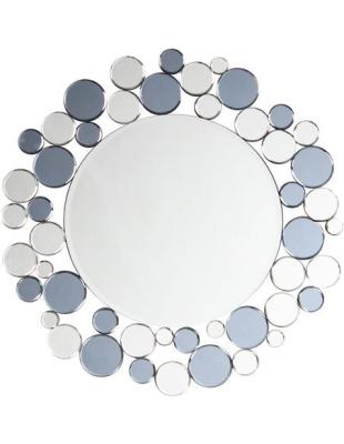 China Colorized Contemporary Multicolor Round Decorative Mirror Wall Art for sale