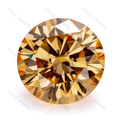 China Fire Cazy Color Play or Free Marking Gems Loose Champa Gne Color Moissanite Ring Color Moissanite for sale