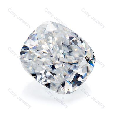 China Color Play or White Fire DEF Jewels Making Professional Manufacturer Crushed Ice Hybrid Enlonged Dampen Loose Gemstone Synthetic Moissanite Stone for sale