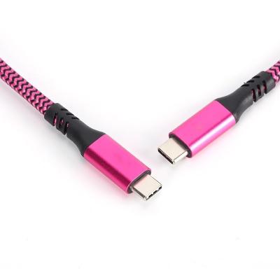 China MP3/MP4 Player Promotion Price Nylon Cable 2m Data Transmission Support Customizable Green Usb C PVC Nylon Palladium 5A 100W for sale