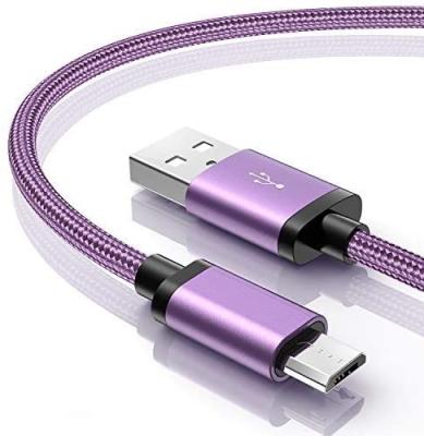 China USB 2.0 Speed ​​USB Fast Charging Data Cable A Male To Micro Cable Lilac Purple Fast Charging Micro Usb Mobile Phone Charger Cables for sale