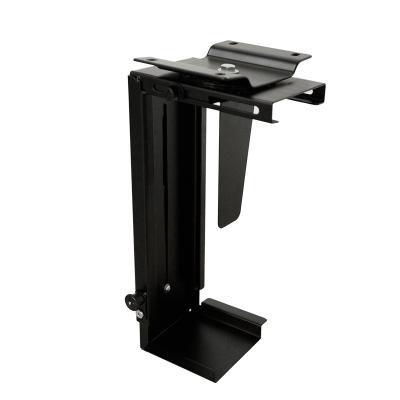 China Steel Height Adjustable CPU Holder Under Desktop Computer CPU Bracket CP-02 for sale