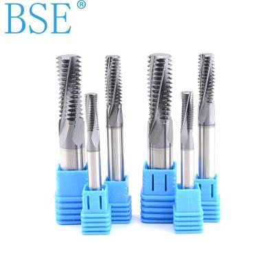 China Hot Sale Tungsten Carbide BSP Straight G Pipe Valve Thread End Mill Cutter for sale