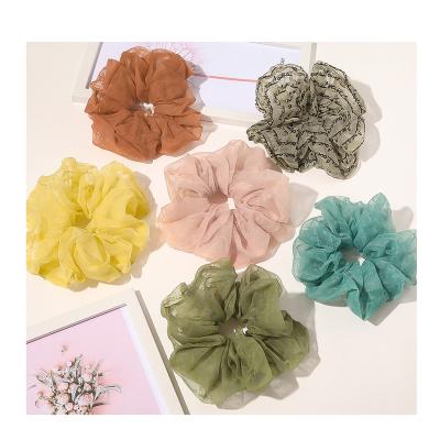 China Fashion New Fashion Hair Accessories Organdy Scrunchie Vintage Headband Women Headbands for sale