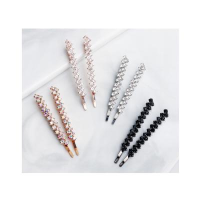 China Wholesale Korean Fashion Design Rhinestone Hair Accessories Set Clips Combine Hair Clips for sale