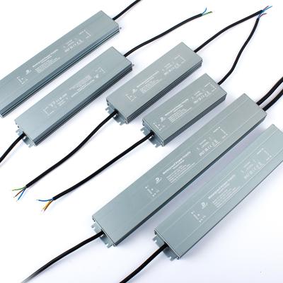 China Slim Rainproof LED Lighting DUSKTEC 60-300 Watt AC Input VAC 110 120 220 230 240 Volt In DC Output 12V 24V VDC Adapter Switching Power Supply for sale