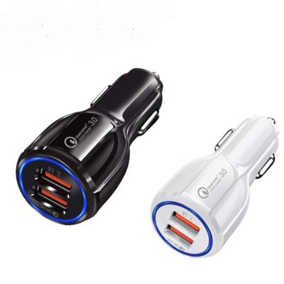 China New Arrival Mini Car Phone Charger /Camera /PDA /MP3 Mobile Phone/Tablet Charger Dual USB Car Charger Fast Charging for sale