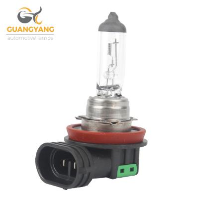 China Factory 12v 55w quartz h11 headlight car lamp glass auto light halogen bulb for sale