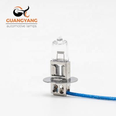 China Car headlight bulb h3 24v 70w car halogen light bulb auto clear color car safety driving for sale