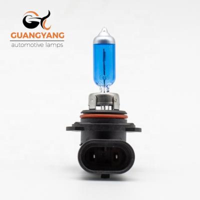 China Car hadlight factory HB4 9006 12v 100w P22d car lamp headlight blue halogen bulb for sale