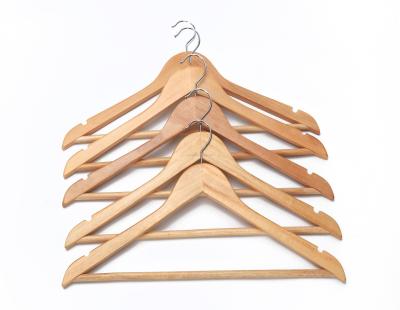 China SHOW 2021 Cheapest Clothes Wooden Hanger for sale