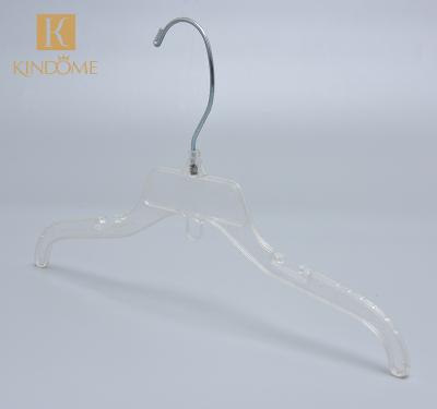 China SHOW High Quality Clear Acrylic Garment Hanger for sale