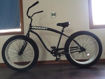 China Beach Cruiser Style Fat Tire Bike with 26*4.0 Tire and Steel Fork Material for sale