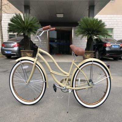 China Ordinary Pedal Lady Bike for Adults STOCK 26 Inch Womens Single Speed Comfort Cruiser for sale