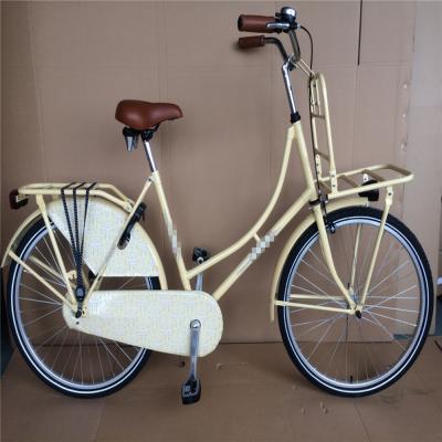 China 28 inch Vintage Classic Ladies Dutch Bike Steel Frame en Aluminium Rim inbegrepen Te koop