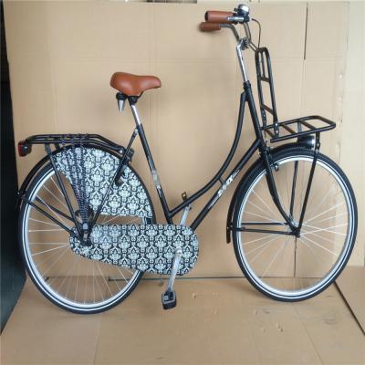 China Single Speed ​​Nederlandse fiets KMC ketting 28 inch klassieke retro Lady Holland stadsfiets Te koop