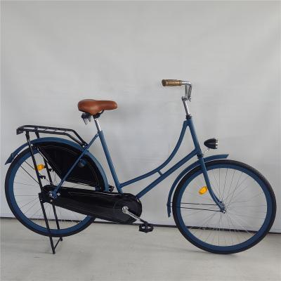 China Double V Brake 28'' inch Old Style Womens Retro Traditional Dutch City Bike Oma Bike for sale