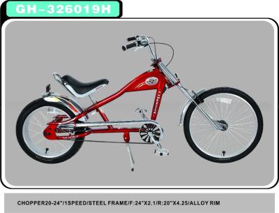 China Plastic Pedal 20-24 Inch Chopper Bike voor mannen en vrouwen Model Chopper Bike in de VS Te koop