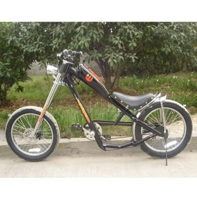 China 20 Zoll Stahl Material Frame Chopper Bike mit F Disc Brake und R Coaster Brake zu verkaufen