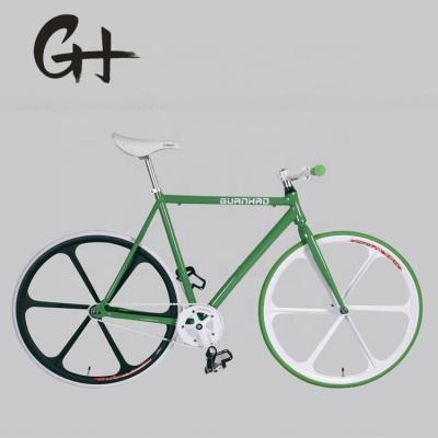 China Custom Color Fixed Gear Bike with Aluminum Alloy Frame and Magnesium Alloy Teny Wheel for sale