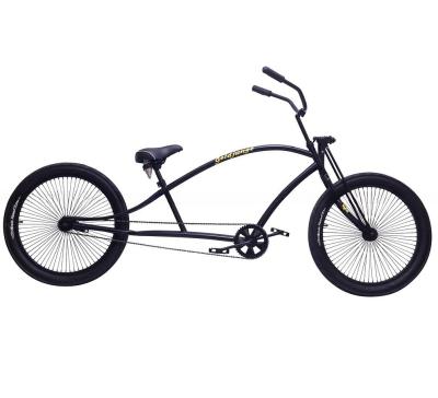 China Fork Material Steel 24'' Men Popular Long Frame Beach Cruiser Bike Chopper Bike Stretch Bike for sale