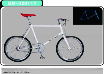 China Road Bicycles or Fixie Bikes CR-MO Bicycle Frame Top Choice with Alloy Handlebar Stem for sale