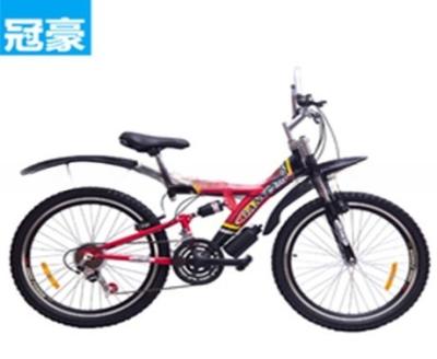 China 24 Inch Full Suspension Mountain Bike for 2015 Sale Alloy Handlebar Stem and 21 Speed for sale