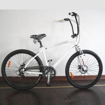 China OEM Color Paint 26inch 3.0 Tire Aluminum Frame Beach Cruiser Bicycle 7 Speed Shimano for sale