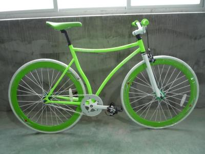 China Affordable RED MIX BULE Colorful Fixed Gear Bike Fixie Bicycle with Steel Stem 10kg for sale